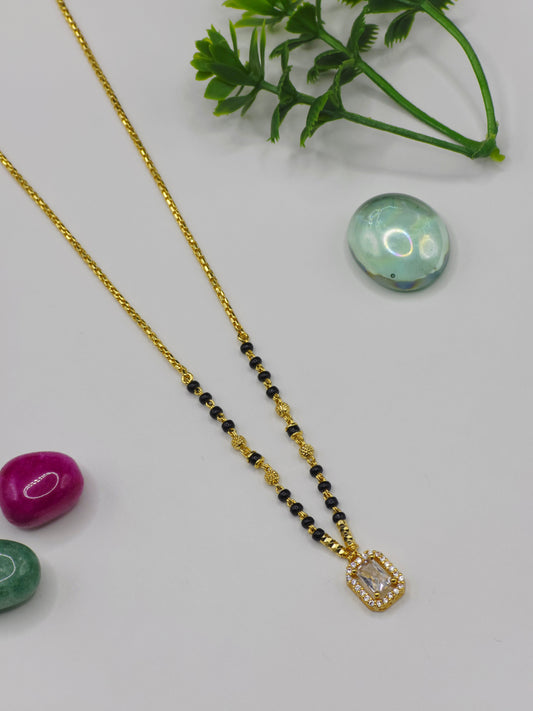 Crystal Cube 18k Gold-Plated