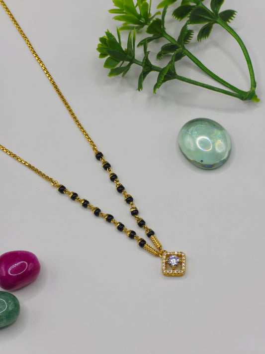 Cubic Charm 18k Gold-Plated